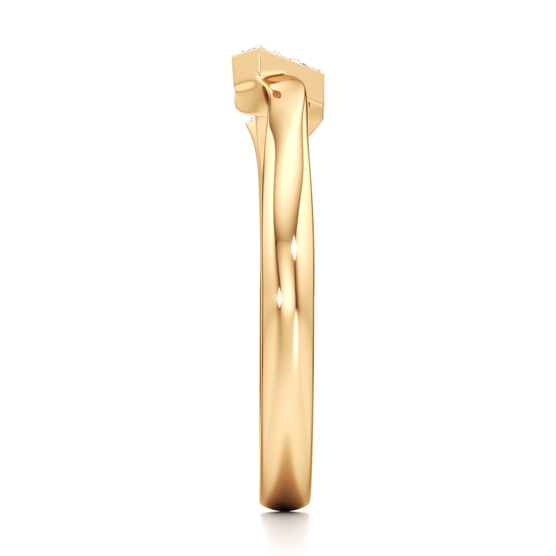 Main Image 2 of J'Lure Lab-Grown Diamond Wedding Band 1/15 ct tw 18K Yellow Gold