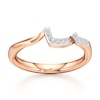 Thumbnail Image 1 of J'Lure Lab-Grown Diamond Wedding Band 1/10 ct tw 18K Rose Gold
