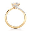 Thumbnail Image 2 of J'Lure Radiant Brilliant-Cut Lab-Grown Diamond Bypass Engagement Ring 1-1/3 ct tw 18K Yellow Gold