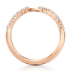 Thumbnail Image 2 of J'Lure Lab-Created Diamond Contour Wedding Band 1/3 ct tw 18K Rose Gold