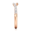 Thumbnail Image 3 of J'Lure Lab-Created Diamond Contour Wedding Band 1/3 ct tw 18K Rose Gold