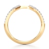 Thumbnail Image 2 of J'Lure Lab-Grown Diamond Angled Contour Wedding Band 1/6 ct tw 18K Yellow Gold