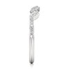 Thumbnail Image 3 of J'Lure Lab-Created Diamond Angled Contour Wedding Band 1/5 ct tw 18K White Gold
