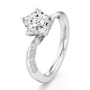 Thumbnail Image 4 of J'Lure Pentagon Brilliant-Cut Lab-Grown Diamond Bypass Engagement Ring 2-1/6 ct tw 18K White Gold