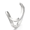 Thumbnail Image 4 of J'Lure Lab-Grown Diamond Contour Wedding Band 1/5 ct tw 18K White Gold
