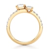 Thumbnail Image 2 of J'Lure Radiant Brilliant-Cut Two-Stone Lab-Grown Diamond Engagement Ring 1-7/8 ct tw 18K Yellow Gold