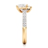 Thumbnail Image 3 of J'Lure Radiant Brilliant-Cut Two-Stone Lab-Grown Diamond Engagement Ring 1-7/8 ct tw 18K Yellow Gold