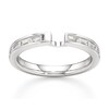 Thumbnail Image 1 of J'Lure Baguette-Cut Lab-Grown Diamond Contour Wedding Band 3/8 ct tw 18K White Gold