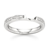 Thumbnail Image 1 of J'Lure Baguette-Cut Lab-Grown Diamond Contour Wedding Band 3/8 ct tw 18K White Gold