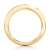 Thumbnail Image 2 of J'Lure Baguette-Cut Lab-Grown Diamond Contour Wedding Band 3/8 ct tw 18K Yellow Gold