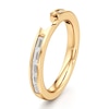 Thumbnail Image 4 of J'Lure Baguette-Cut Lab-Grown Diamond Contour Wedding Band 3/8 ct tw 18K Yellow Gold