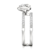 Thumbnail Image 3 of J'Lure Heart Brilliant-Cut Lab-Grown Diamond Spiral Engagement Ring 1-3/8 ct tw 18K White Gold