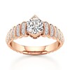 Thumbnail Image 1 of J'Lure Hexagon Brilliant-Cut Lab-Created Diamond Engagement Ring 1-1/3 ct tw 18K Rose Gold