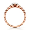 Thumbnail Image 2 of J'Lure Lozenge Step-Cut Lab-Grown Diamond Engagement Ring 1-3/8 ct tw 18K Rose Gold