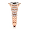 Thumbnail Image 3 of J'Lure Lozenge Step-Cut Lab-Grown Diamond Engagement Ring 1-3/8 ct tw 18K Rose Gold