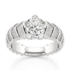 Thumbnail Image 1 of J'Lure Pentagon Brilliant-Cut Lab-Grown Diamond Engagement Ring 2-1/3 ct tw 18K White Gold