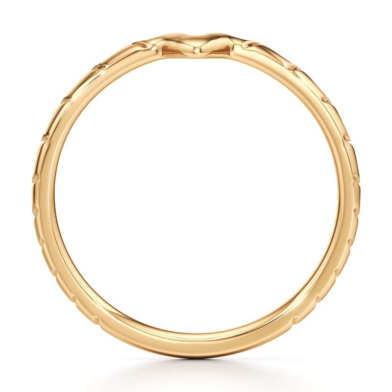Main Image 2 of J'Lure Contour Wedding Band 18K Yellow Gold