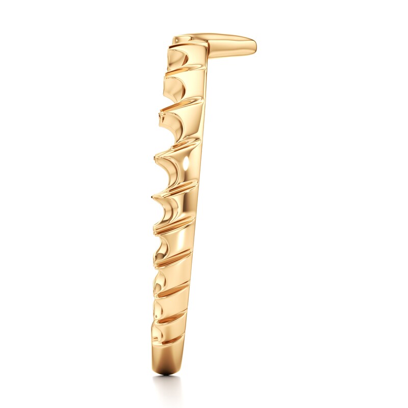 Main Image 3 of J'Lure Contour Wedding Band 18K Yellow Gold