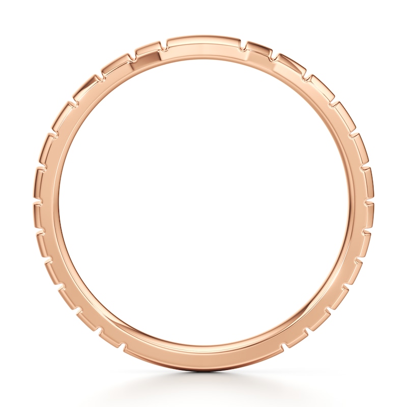 Main Image 2 of J'Lure Contour Wedding Band 18K Rose Gold