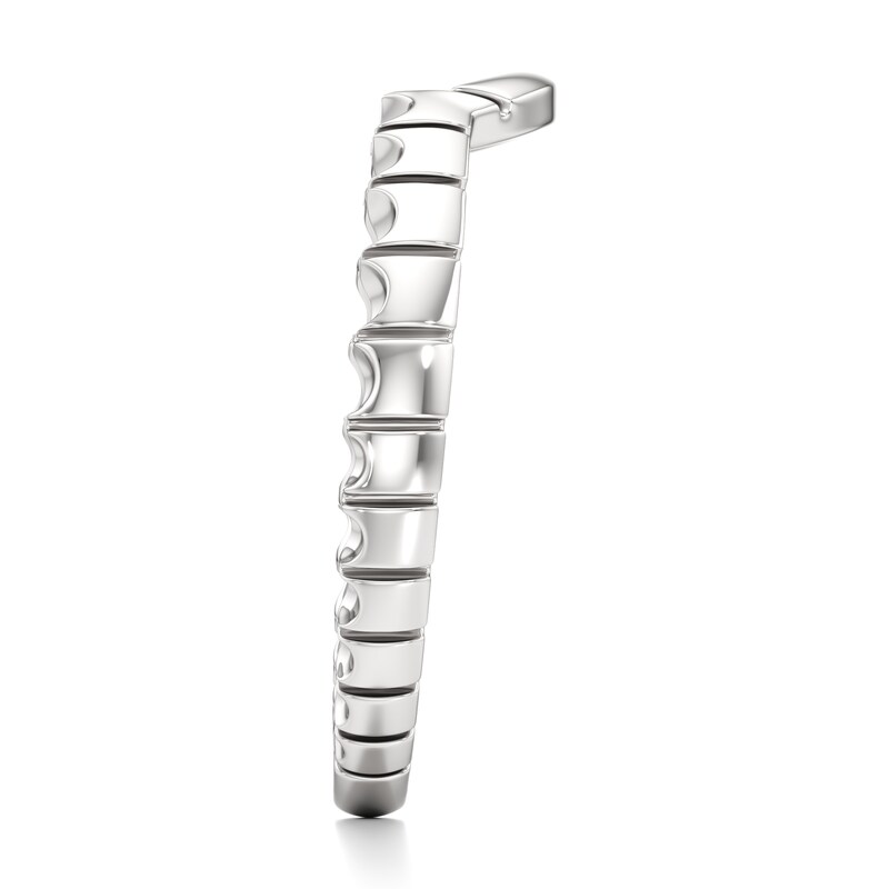 Main Image 3 of J'Lure Contour Wedding Band 18K White Gold