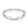 Thumbnail Image 1 of J'Lure Baguette & Round-Cut Lab-Grown Diamond Wedding Band 1/3 ct tw 18K White Gold