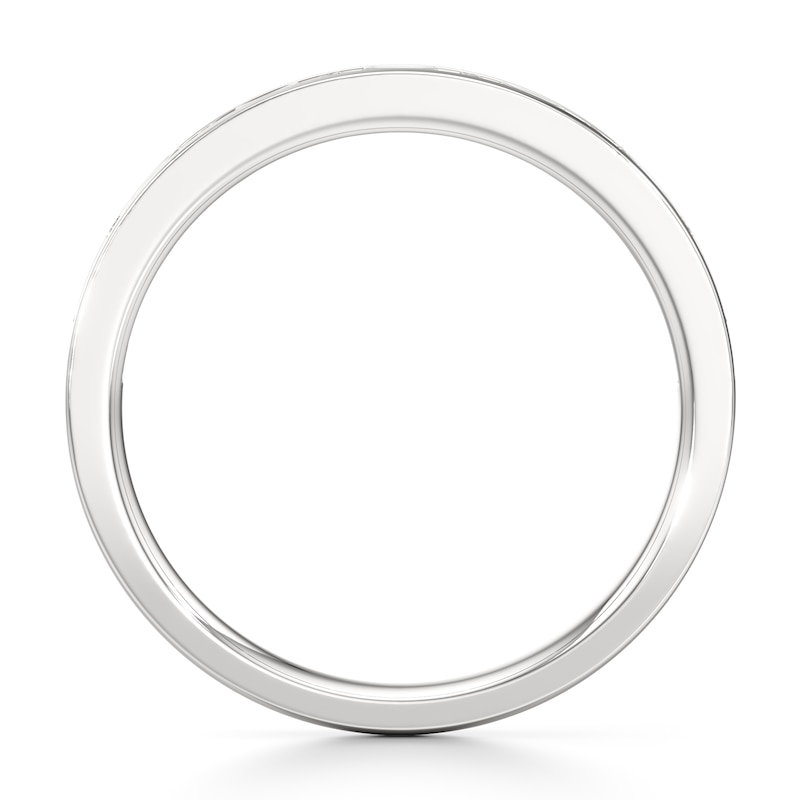 Main Image 2 of J'Lure Baguette & Round-Cut Lab-Grown Diamond Wedding Band 1/3 ct tw 18K White Gold