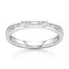 Thumbnail Image 1 of J'Lure Baguette & Round-Cut Lab-Grown Diamond Wedding Band 3/8 ct tw 18K White Gold