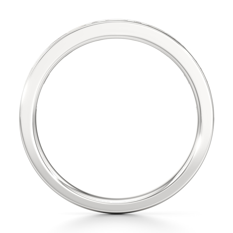 Main Image 2 of J'Lure Baguette & Round-Cut Lab-Grown Diamond Wedding Band 3/8 ct tw 18K White Gold