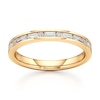 Thumbnail Image 1 of J'Lure Baguette & Round-Cut Lab-Grown Diamond Wedding Band 3/8 ct tw 18K Yellow Gold