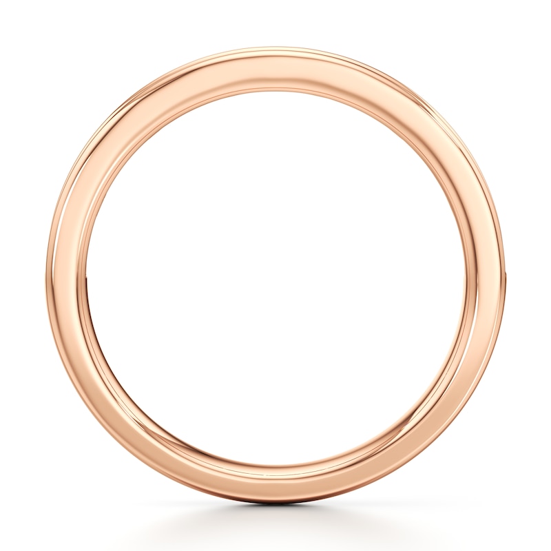Main Image 2 of J'Lure Baguette & Round-Cut Lab-Grown Diamond Wedding Band 3/8 ct tw 18K Rose Gold