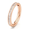 Thumbnail Image 4 of J'Lure Baguette & Round-Cut Lab-Grown Diamond Wedding Band 3/8 ct tw 18K Rose Gold