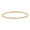 Thumbnail Image 1 of Cuban Curb Chain Bracelet 4.3mm Solid 14K Yellow Gold 8.5"