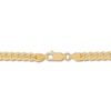 Thumbnail Image 2 of Miami Cuban Curb Chain 6.4mm Solid 14K Yellow Gold 22"