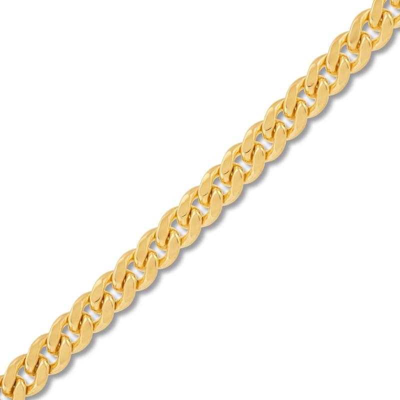 Main Image 3 of Miami Cuban Curb Chain 6.4mm Solid 14K Yellow Gold 22"