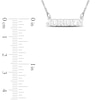 Thumbnail Image 4 of Block Name Necklace 10K White Gold 18"