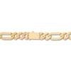 Thumbnail Image 2 of Figaro Chain 8mm Solid 14K Yellow Gold 24"