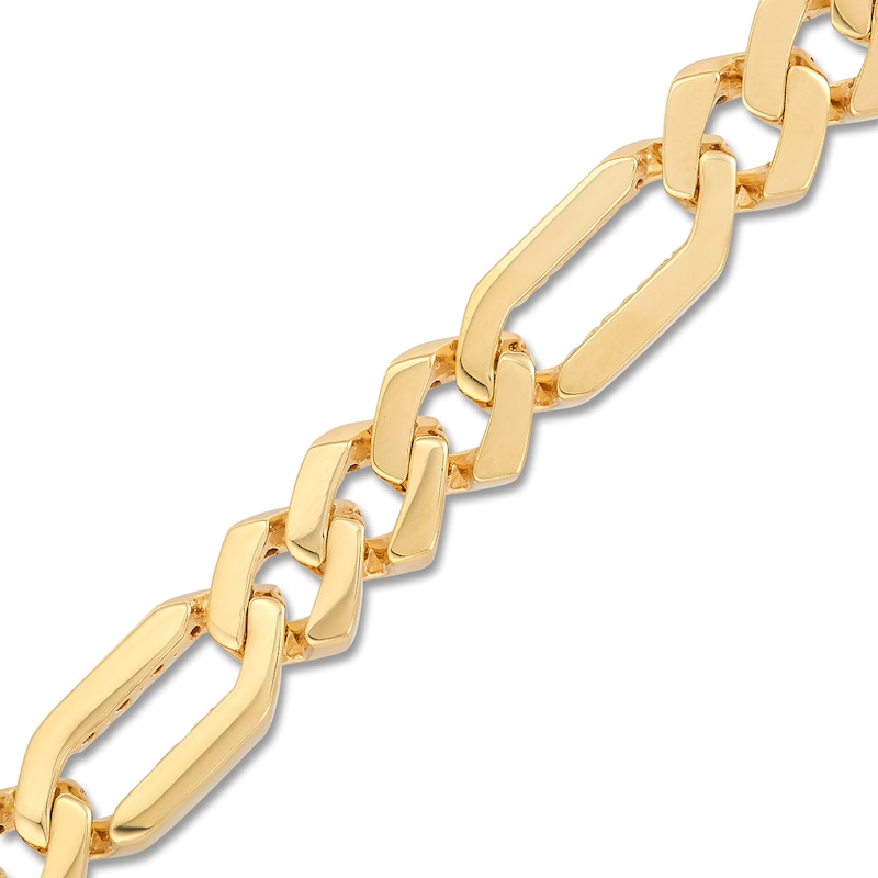Main Image 3 of Figaro Chain 8mm Solid 14K Yellow Gold 24"