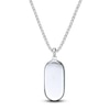 Thumbnail Image 3 of Men's Natural Black Onyx & Sodalite Necklace Sterling Silver 24"