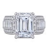 Thumbnail Image 3 of Emerald-Cut Lab-Grown Diamond Engagement Ring 4-1/2 ct tw 14K White Gold