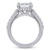 Thumbnail Image 4 of Emerald-Cut Lab-Grown Diamond Engagement Ring 4-1/2 ct tw 14K White Gold