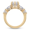 Thumbnail Image 4 of Pear-Shaped Lab-Grown Diamond Five-Stone Engagement Ring 4 ct tw 14K Yellow Gold