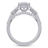 Thumbnail Image 4 of Marquise-Cut Lab-Grown Diamond Floral Engagement Ring 2-1/2 ct tw 14K White Gold
