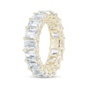 Thumbnail Image 2 of Emerald-Cut Lab-Grown Diamond Eternity Band 7-5/8 - 9-5/8 ct tw 14K Yellow Gold