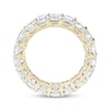 Thumbnail Image 3 of Emerald-Cut Lab-Grown Diamond Eternity Band 7-5/8 - 9-5/8 ct tw 14K Yellow Gold
