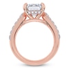 Thumbnail Image 4 of Emerald-Cut Lab-Grown Diamond Engagement Ring 4-1/2 ct tw 14K Rose Gold