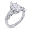 Thumbnail Image 2 of Pear-Shaped Lab-Grown Diamond Five-Stone Engagement Ring 4 ct tw 14K White Gold