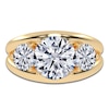 Thumbnail Image 3 of Round Lab-Grown Diamond Three-Stone Engagement Ring 3 ct tw 14K Yellow Gold