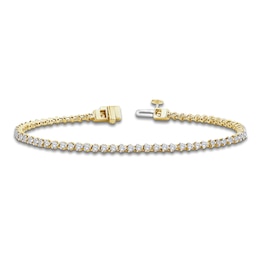 Diamond Tennis Bracelet 2 ct tw 14K Yellow Gold 7.25"