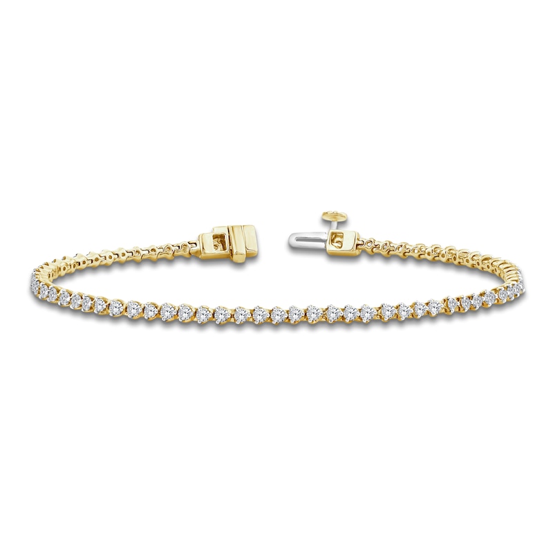 Main Image 1 of Diamond Tennis Bracelet 2 ct tw 14K Yellow Gold 7.25"