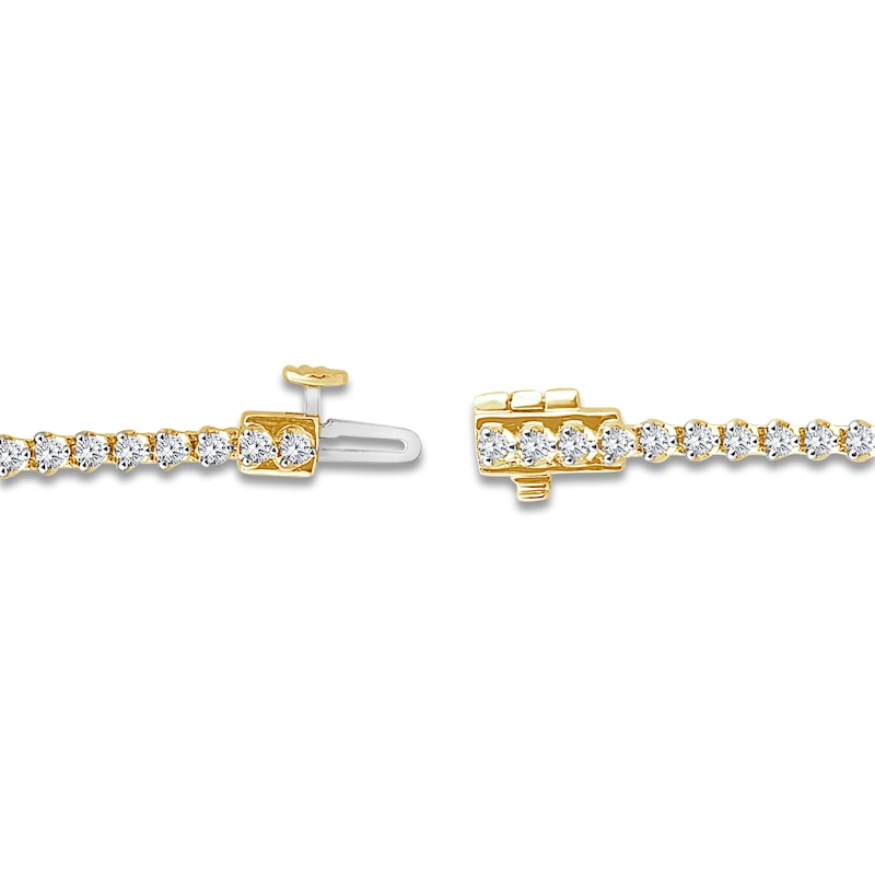 Main Image 3 of Diamond Tennis Bracelet 2 ct tw 14K Yellow Gold 7.25"